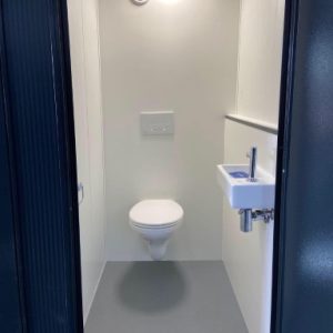 wc unit met vrijhangend toilet